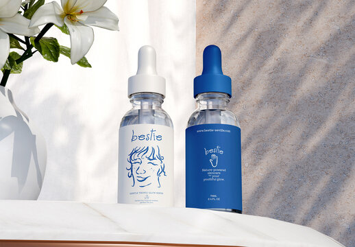 Serum Bottle Mockup