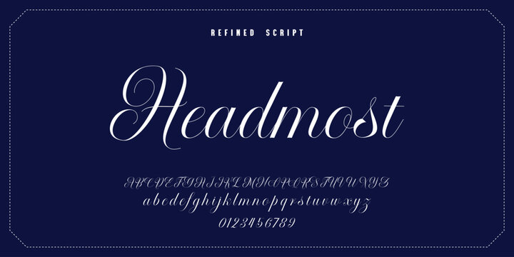 Signature Font Calligraphy Logotype Script Brush Font Type Font lettering handwritten. Minimal modern urban fonts for logo, brand etc. Typography typeface uppercase lowercase and number.