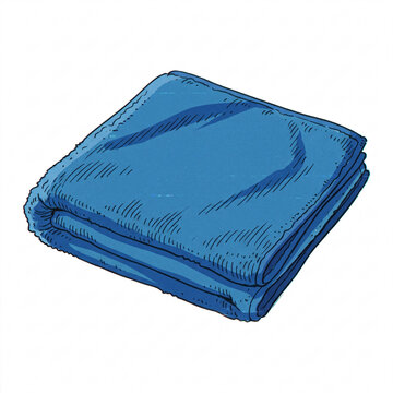 Soft Blue Cleaning Towel