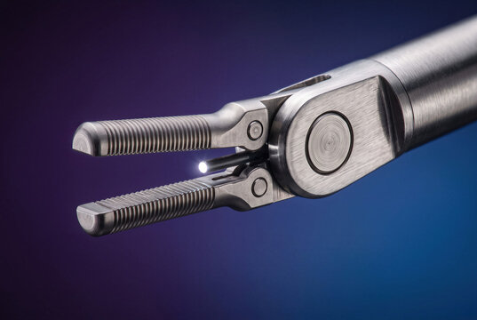 Precision medical surgical forceps and grasping instruments for laparoscopic and endoscopic surgery.