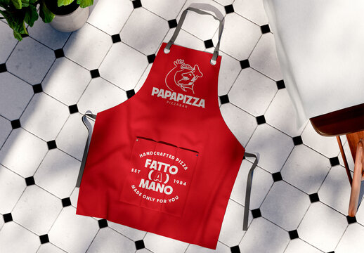 Chef Apron Mockup