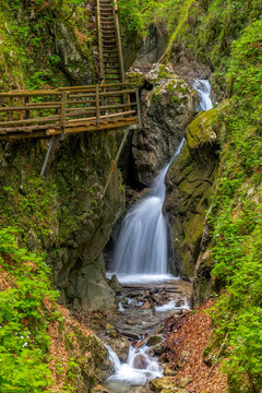 Wasserf&auml;lle und Kaskaden in der Dr. Vogelgesang Klamm bei Spital am Pyhrn, &Ouml;sterreich