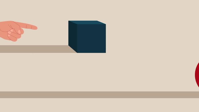Competition. Direction to victory. Effective achievement. Business 2d animation video