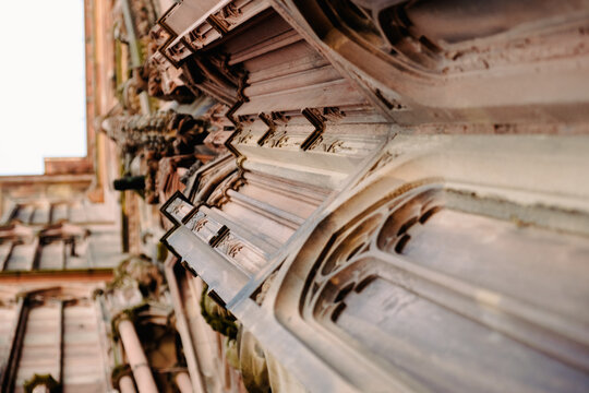 Details of the Strasbourg Cathedral architecture
