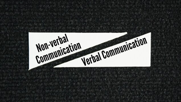 Two word Verbal and non-verbal communication are the two primary ways humans share messages, with verbal using spoken or written words and non-verbal using body language and expressions