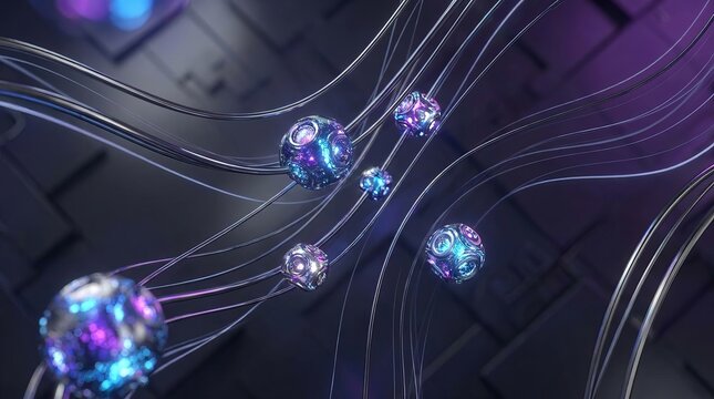 Plasma node matrix drifting through an ultraviolet nickel intelligence field