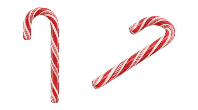Sweet Red and White Christmas Candy Canes