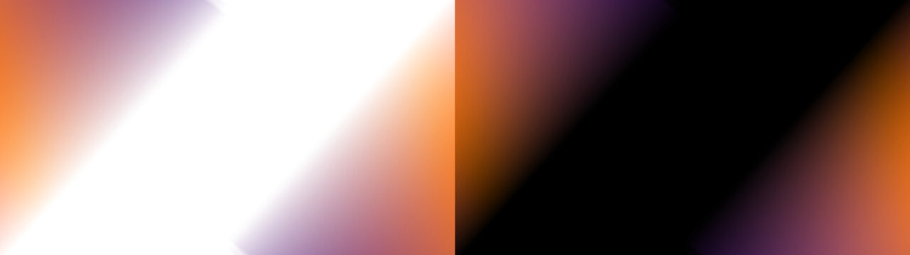 Abstract Gradient Corner Shapes, Soft Blur Geometric Overlay PNG for Modern Backgrounds and Graphic Design