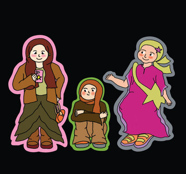 Cool hijabis, cool girls muslim, malaysian, indonesian, stylish, superstar