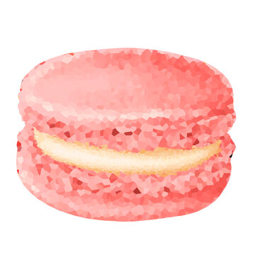 Sweet macaron crystallized style overlay