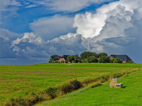 Ockenswarft auf Hallig Hooge