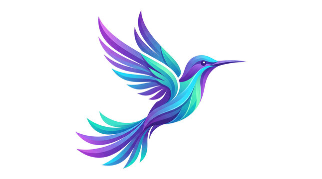 Hummingbird Vector Logo Design