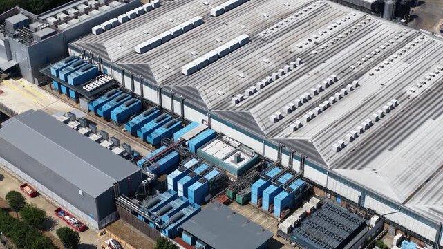 Aerial View of London North Data Centre in Welwyn Garden City, UK