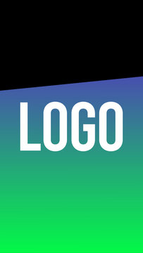 Vertical Logo Gradient Transitions 1 Walking Slide Up  &ndash; Colorful Gradient Logo Transitions, Brand Reveals, Smooth Wipes and Modern Vertical Effects for Reels, Stories and Shorts