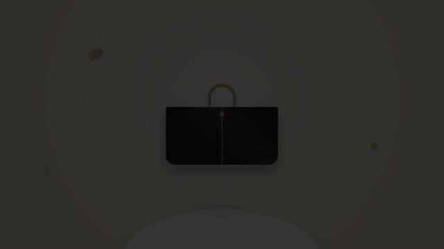 Modern bag sale promo ing dynamic animation template