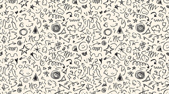 seamless pattern with numbers nooble child