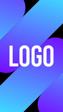 Vertical Logo Gradient Transitions 2 Tube 4  &ndash; Colorful Gradient Logo Transitions, Brand Reveals, Smooth Wipes and Modern Vertical Effects for Reels, Stories and Shorts