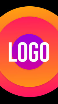 Vertical Logo Gradient Transitions 3 Cycles 4  &ndash; Colorful Gradient Logo Transitions, Brand Reveals, Smooth Wipes and Modern Vertical Effects for Reels, Stories and Shorts