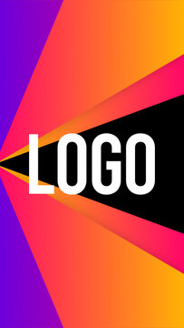 Vertical Logo Gradient Transitions 3 Diagonal 3  &ndash; Colorful Gradient Logo Transitions, Brand Reveals, Smooth Wipes and Modern Vertical Effects for Reels, Stories and Shorts