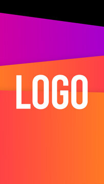Vertical Logo Gradient Transitions 3 Walking Slide Up &ndash; Colorful Gradient Logo Transitions, Brand Reveals, Smooth Wipes and Modern Vertical Effects for Reels, Stories and Shorts