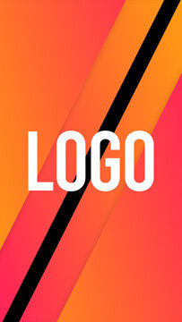 Vertical Logo Gradient Transitions 4 Diagonal Left In &ndash; Colorful Gradient Logo Transitions, Brand Reveals, Smooth Wipes and Modern Vertical Effects for Reels, Stories and Shorts