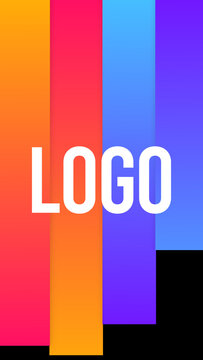 Vertical Logo Gradient Transitions 4 Position Vertical &ndash; Colorful Gradient Logo Transitions, Brand Reveals, Smooth Wipes and Modern Vertical Effects for Reels, Stories and Shorts