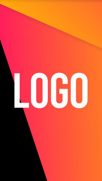 Vertical Logo Gradient Transitions 4 Rotate Upper Left  &ndash; Colorful Gradient Logo Transitions, Brand Reveals, Smooth Wipes and Modern Vertical Effects for Reels, Stories and Shorts