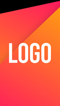 Vertical Logo Gradient Transitions 4 Rotate Upper Right  &ndash; Colorful Gradient Logo Transitions, Brand Reveals, Smooth Wipes and Modern Vertical Effects for Reels, Stories and Shorts