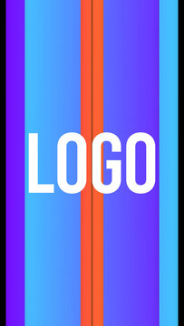 Vertical Logo Gradient Transitions 4 Vertical Out  &ndash; Colorful Gradient Logo Transitions, Brand Reveals, Smooth Wipes and Modern Vertical Effects for Reels, Stories and Shorts