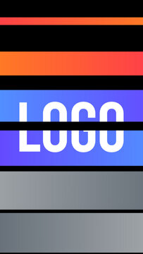 Vertical Logo Gradient Transitions 6 Wipe Bottom to Top &ndash; Colorful Gradient Logo Transitions, Brand Reveals, Smooth Wipes and Modern Vertical Effects for Reels, Stories and Shorts