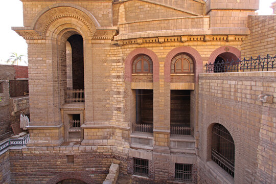 Greek Orthodox Church of Saint George Babylon Fortress Walls Historic Landmark in Cairo Egypt