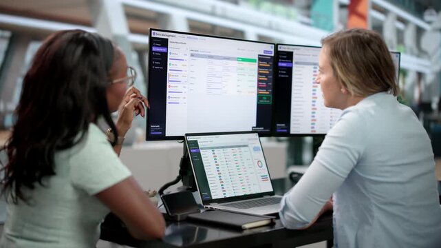 Data Manager And Analyst Collaborate