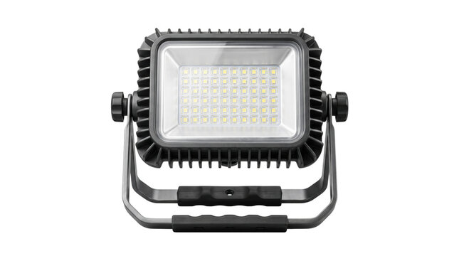 Portable rechargeable LED work light floodlight lamp