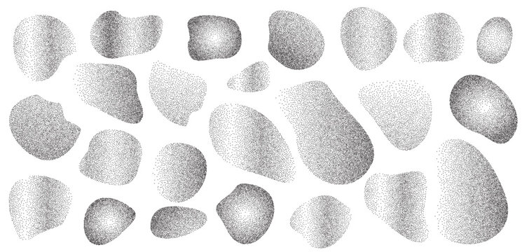 Abstract organic shapes, liquid vector forms