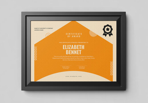 Certificate Template