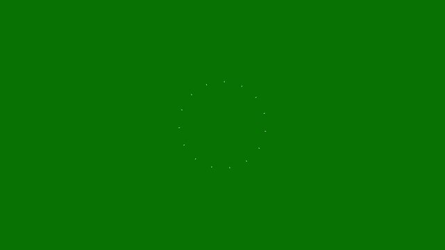 Abstract infinite tunnel, firework blast elements, circle sparkle, pop-up line burst, motion graphics template, explainer video background, 4k green screen.
