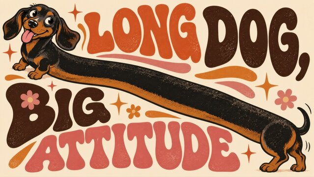 Long dog with big attitude