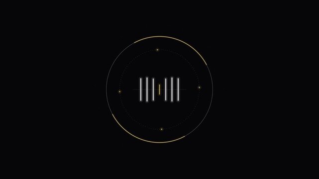 Clock Icon on Black Background for Restaurant, Kitchen, Food, Dinner, Lunch, Cutlery, Chef and Business Design Concepts