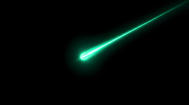Purple and Green Magic Light Trail PNG Element Set 127