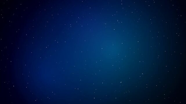 Cinematic starry night sky slow motion stock footage