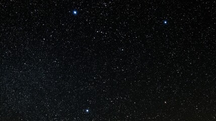 Fototapeta premium Dense field of stars shining in deep night