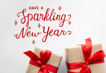 Sparkling new years phrase word © Rawpixel.com