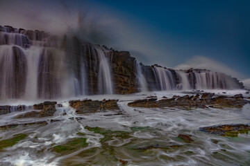 Rocks and Waves of Taraje Beach © Steven Tessy