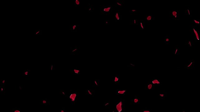 Red Particle Sprite Sheet, Glowing Red Particle Assets on Black Background, Particle System