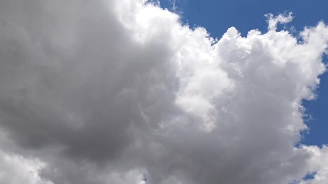 Mix of dark and brilliant stratocumulus clouds