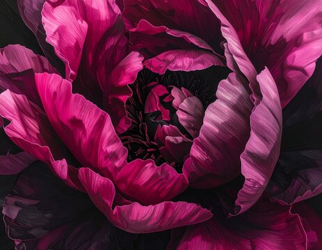 red rose petals