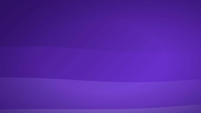 Elegant video showcasing a smooth, undulating motion of deep purple gradient waves. The abstract background creates a calm and minimalist atmosphere with subtle light shifts across the frame.