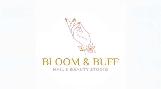 Bloom and Buff Beauty Studio Logo