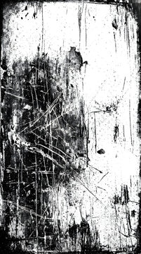black and white grunge texture background.