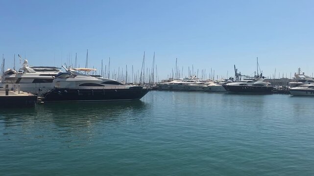 Alicante, Spain - 30 August 2026 - Luxury Boats and Yachts at Alicante Marina